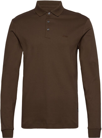 Pado 30 Tops Polos Long-sleeved Green BOSS