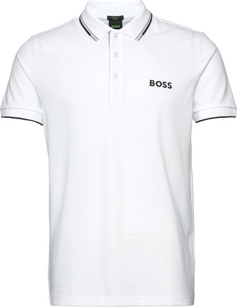 Paddy Pro Sport Polos Short-sleeved White BOSS