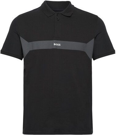 Paddy 2 Sport Polos Short-sleeved Black BOSS