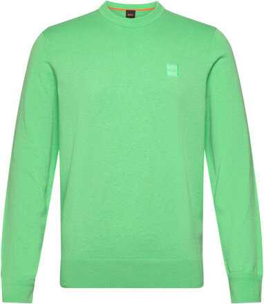 Kanovano Tops Knitwear Round Necks Green BOSS