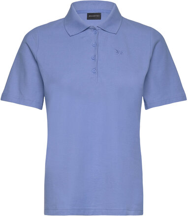 Polo Shirt Tops T-shirts & Tops Polos Blue Brandtex