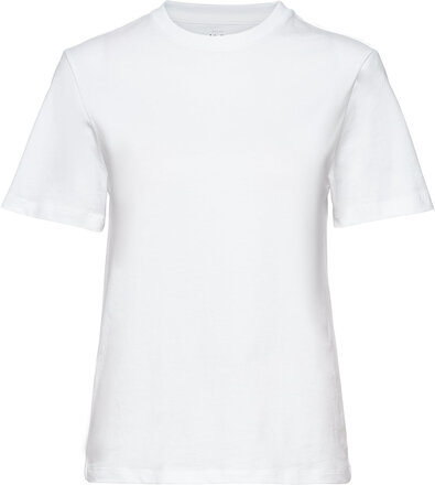 Crew Neck Regular Tops T-Kortærmet Skjorte White Bread & Boxers