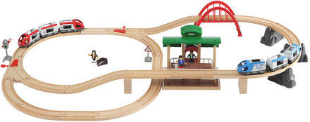 Brio 33512 Togbane, Stor, På Rejse Toys Toy Cars & Vehicles Toy Vehicles Trains Multi/patterned BRIO
