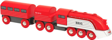 Brio®World Strømlinjeformede Tog Toys Toy Cars & Vehicles Toy Vehicles Trains Rød BRIO*Betinget Tilbud