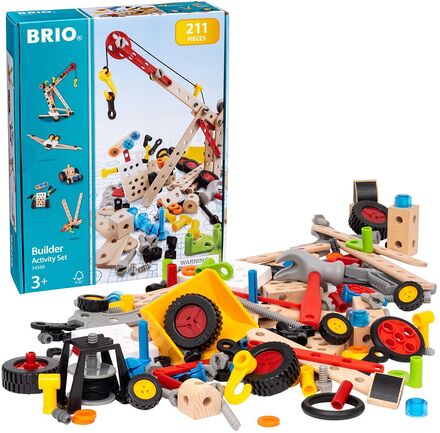 Brio® Builder Byggesett 210 Deler Toys Building Sets & Blocks Building Sets Multi/mønstret BRIO*Betinget Tilbud