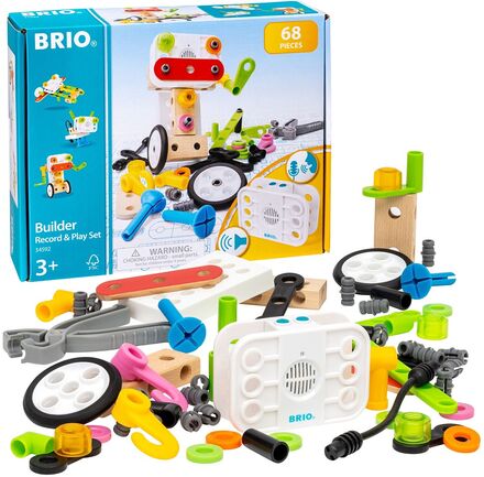 Brio® Builder Opptaker Og Avspiller-Sett Toys Building Sets & Blocks Building Sets Multi/mønstret BRIO*Betinget Tilbud