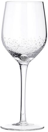 Hvidvinsglas 'Bubble' Glas Home Tableware Glass Wine Glass Nude Broste Copenhagen