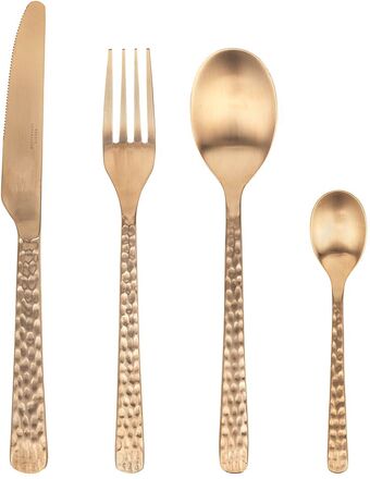 Bestik 'Hune' Home Tableware Cutlery Cutlery Set Brown Broste Copenhagen