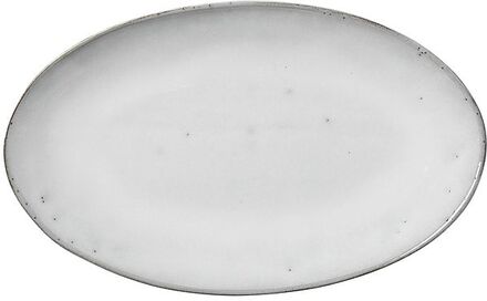 Fad Oval S 'Nordic Sand' Home Tableware Plates Dinner Plates Cream Broste Copenhagen