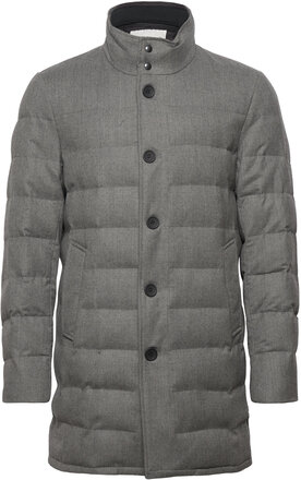 Bs Richmond Regular Fit Coat Fôret Jakke Grå Bruun & Stengade*Betinget Tilbud