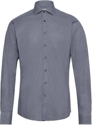 Bs Magnus Slim Fit Shirt Tops Shirts Business Grey Bruun & Stengade