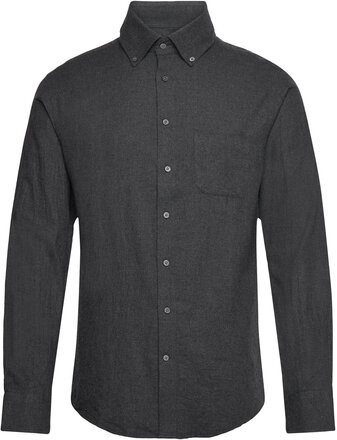 Bs Floyd Casual Slim Fit Shirt Skjorte Uformell Grå Bruun & Stengade*Betinget Tilbud