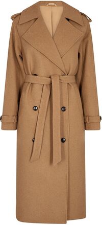 Bs Margot Coat Outerwear Coats Winter Coats Brown Bruun & Stengade