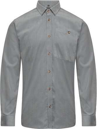 Cordbbstoke Shirt Skjorte Uformell Grå Bruuns Bazaar*Betinget Tilbud