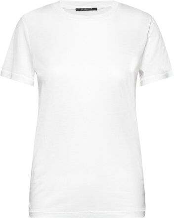 Katkabb Ss T-Shirt Tops T-shirts & Tops Short-sleeved White Bruuns Bazaar