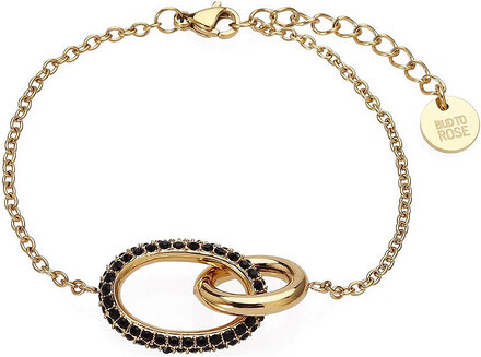 Harper Bracelet Black/Silver Accessories Jewellery Bracelets Chain Bracelets Gold Bud To Rose