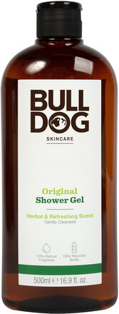 Original Shower Gel 500Ml Beauty MEN Skin Care Body Shower Gel Nude Bulldog*Betinget Tilbud