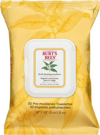 Facial Cleansing Towelettes - White Tea Extract Renseservietter Ansikt Nude Burt's Bees*Betinget Tilbud