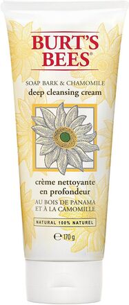 Soap Bark & Chamomile Deep Cleansing Cream Ansiktstvätt Sminkborttagning Cleanser Nude Burt's Bees