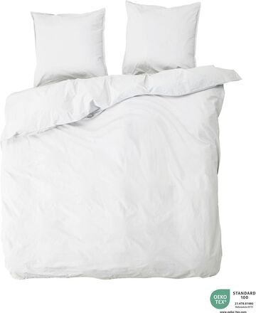 Dobbelt Sengesæt, Bningrid, Snow Home Textiles Bedtextiles Bed Sets White By NORD