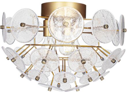 Retrow Plafond Home Lighting Lamps Ceiling Lamps Flush Mount Ceiling Lights Gold By Rydéns