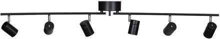Correct Takspot 6-Låg Home Lighting Lamps Ceiling Lamps Flush Mount Ceiling Lights Black By Rydéns
