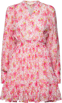 Georgette Mini Dress Dresses Summer Dresses Rosa By Ti Mo*Betinget Tilbud