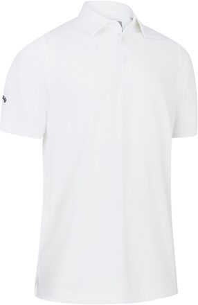 Swingtech Solid Polo Sport Polos Short-sleeved White Callaway