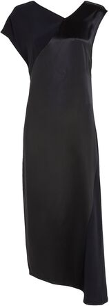 Naia Shine Midi Dress Dresses Evening Dresses Black Calvin Klein