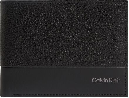 Subtle Mix Bifold 5Cc W/Coin L Accessories Wallets Classic Wallets Black Calvin Klein