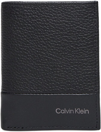 Subtle Mix Bifold 6Cc W/Coin Accessories Wallets Cardholder Black Calvin Klein