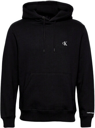 Ck Essential Regular Hoodie Tops Sweat-shirts & Hoodies Hoodies Black Calvin Klein Jeans