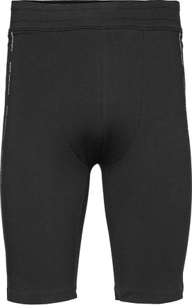 Repeat Logo Legging Short Bottoms Shorts Sweat Shorts Black Calvin Klein Jeans