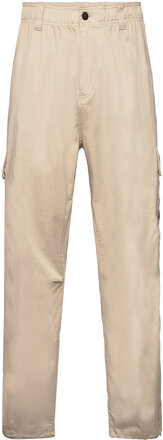 Essential Regular Cargo Pant Bottoms Trousers Cargo Pants Beige Calvin Klein Jeans