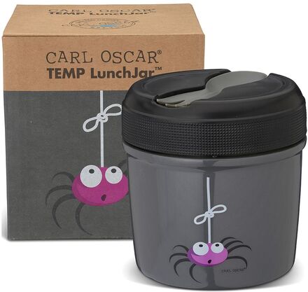 Temp Lunchjar, Kids 0.5 L - Grey Home Meal Time Lunch Boxes Grey Carl Oscar