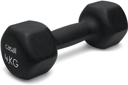 Classic Dumbbell 4Kg Accessories Sports Equipment Workout Equipment Gym Weights Svart Casall*Betinget Tilbud