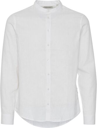 Cfanton 0053 Cc Ls Linen Mix Shirt Tops Shirts Casual White Casual Friday
