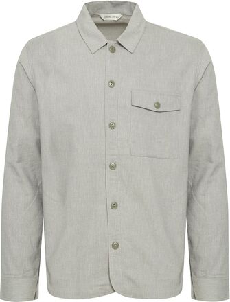Cfaugusto 0066 Linen Mix Overshirt Tops Overshirts Green Casual Friday