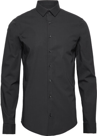 Cfpalle Slim Fit Shirt Tops Shirts Casual Black Casual Friday