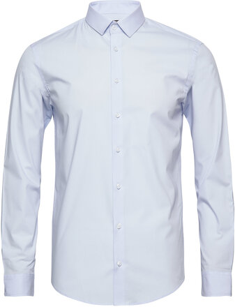 Cfpalle Slim Fit Shirt Tops Shirts Casual Blue Casual Friday