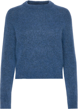 Mohair Girlfriend Sweater Pullover Blå Cathrine Hammel*Betinget Tilbud