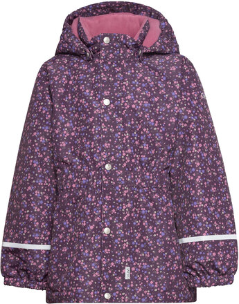 Jacket - Aop Outerwear Jackets & Coats Winter Jackets Purple CeLaVi