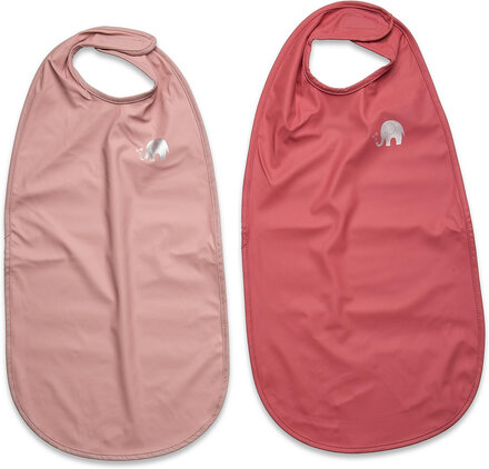 Long Recycled Pu Bib 2-Pack Baby & Maternity Baby Feeding Bibs Sleeveless Bibs Pink CeLaVi