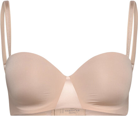 Essentiall Bandeau T-Shirt Bra Lingerie Bras & Tops T-shirt Bras Beige CHANTELLE*Betinget Tilbud