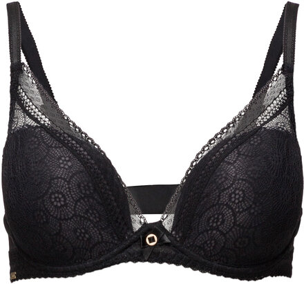 Festivité Plunge T-Shirt Bra Lingerie Bras & Tops Plunge Bras Svart CHANTELLE*Betinget Tilbud