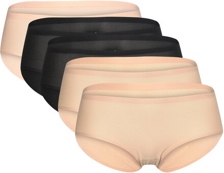 Softstretch Hipster 5 Packs Designers Panties Hipster & Boyshorts Beige CHANTELLE