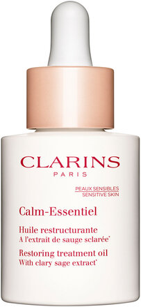 Calm Essentiel Restoring Treatment Oil Ansigts- & Hårolie Nude Clarins