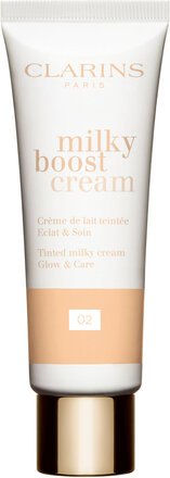 Milky Boost Cream Foundation Sminke Clarins*Betinget Tilbud