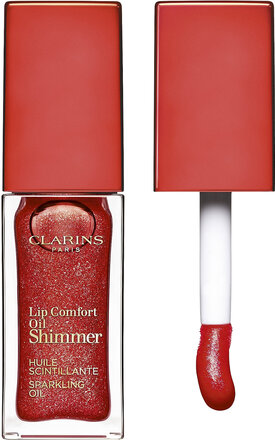 Lip Comfort Oil Shimmer Lipgloss Sminke Rosa Clarins*Betinget Tilbud