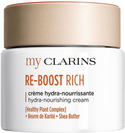 Myclarins Re-Boost Rich Hydra-Nourishing Cream Dagkräm Ansiktskräm Nude Clarins